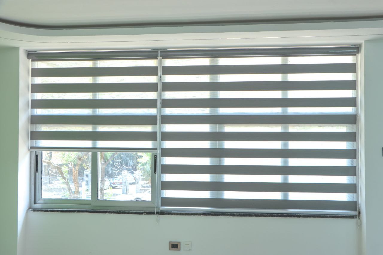 Zebra Blinds installed by Pyramid Trading PLC
