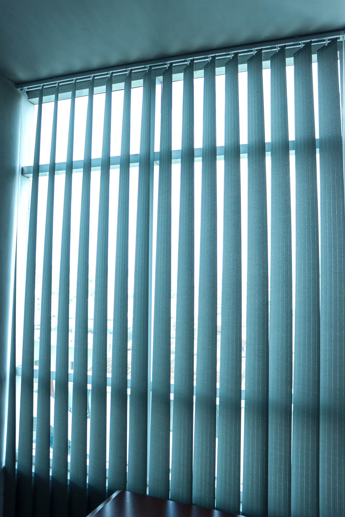 Vertical blind installation